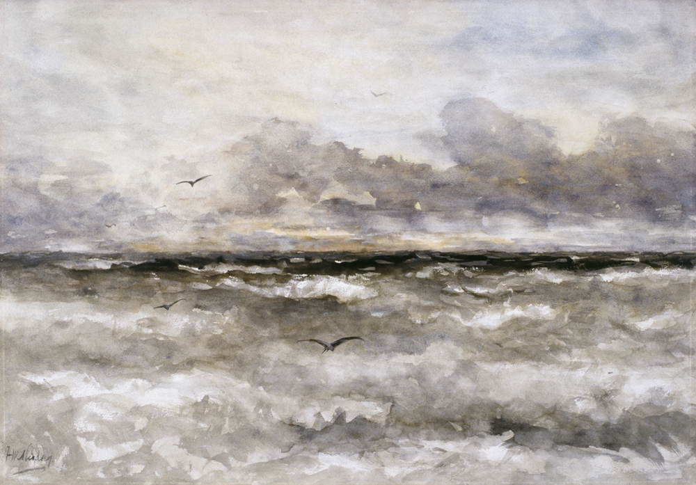 Noorderzee bij avond