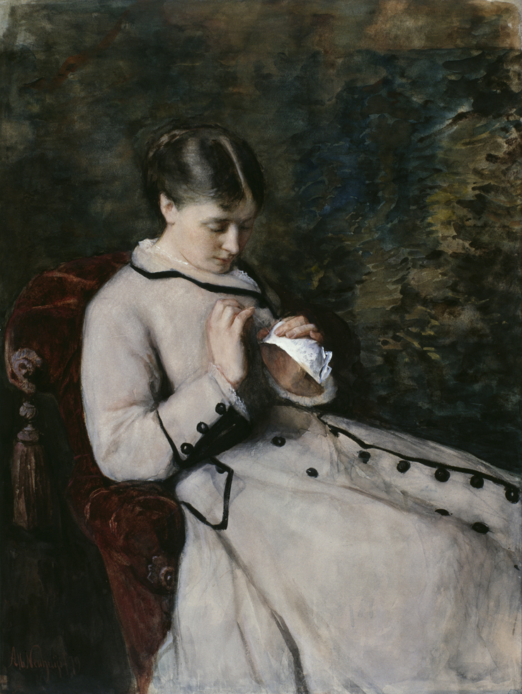 Borduren - de grijze mantel