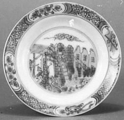 Schoteltje 'Het tumult van Rotterdam'