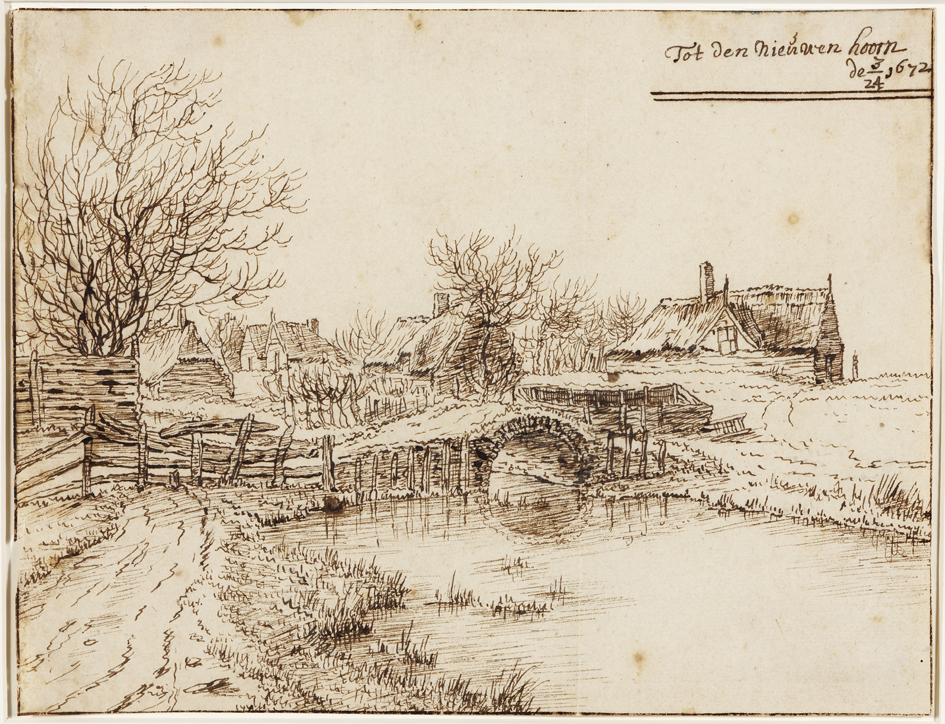 Gezicht op Nieuwenhoorn (op Voorne)