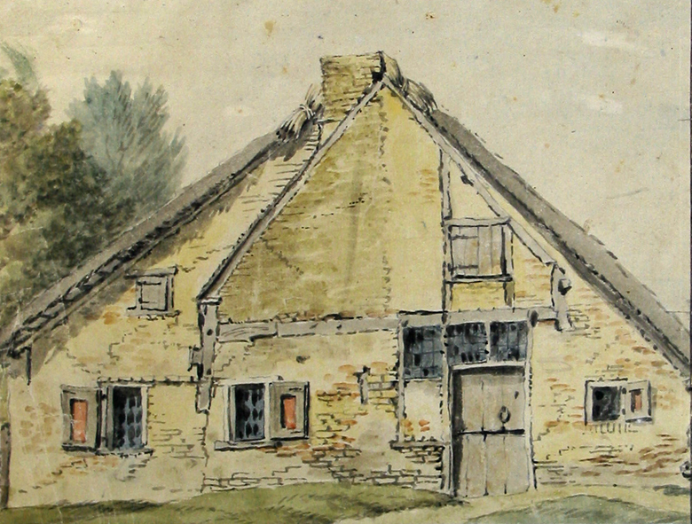 Gevel van boerenhuis (Weijerswold, Drenthe)