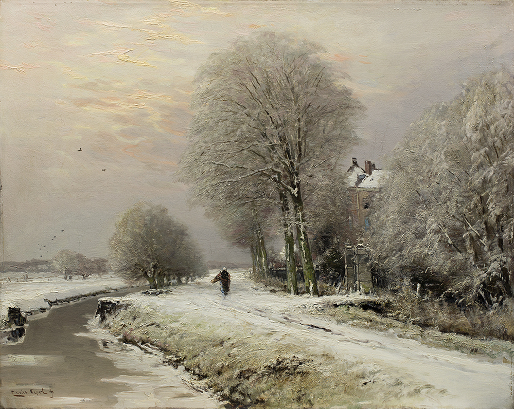 Wintergezicht in de omgeving van Den Haag