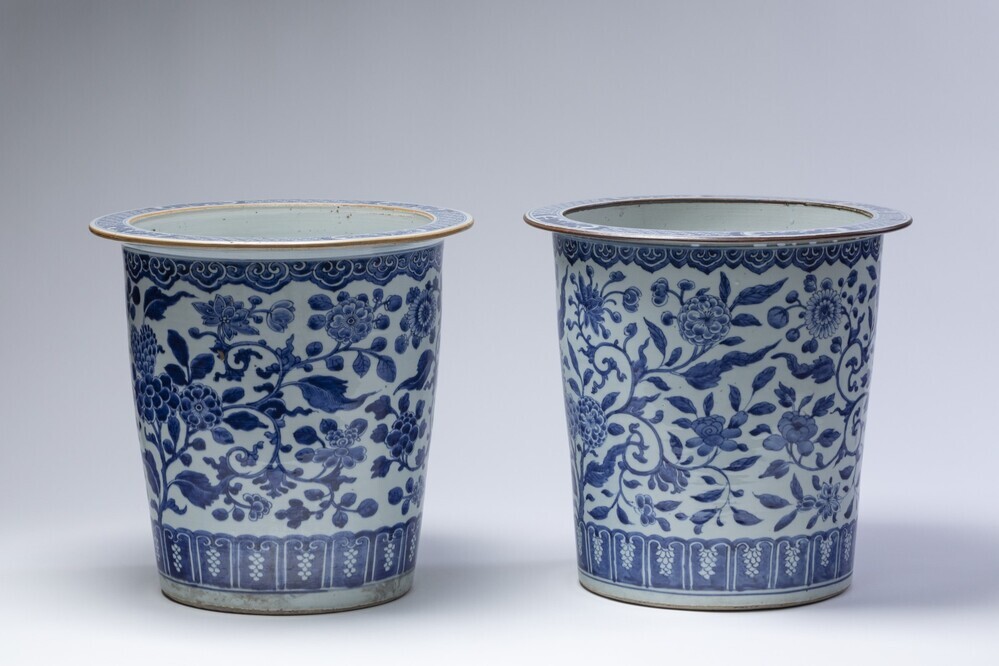 Bloempot van Chinees porselein