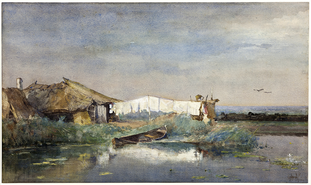 Polder bij Kampen (Was aan de lijn)