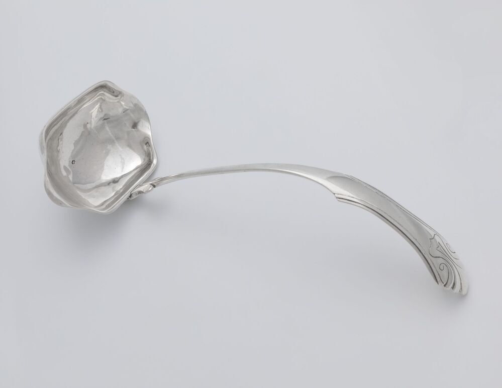 Soep- of bowllepel van zilver