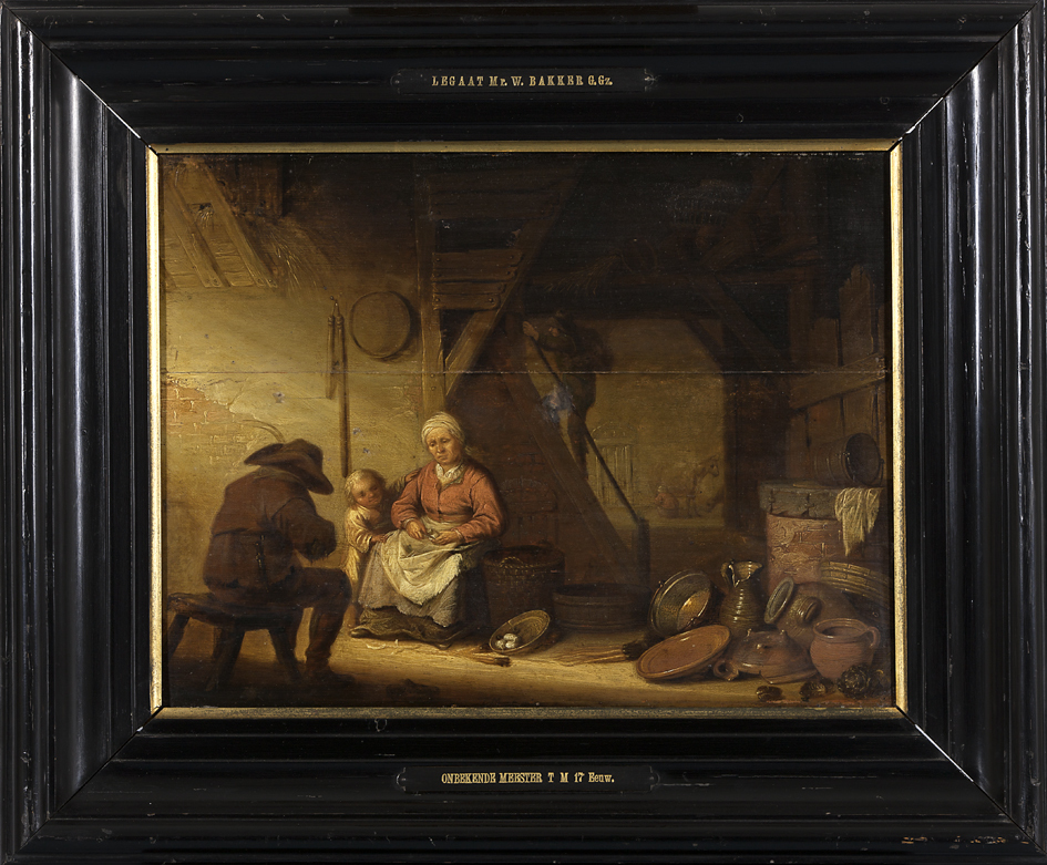 Interieur met mensen