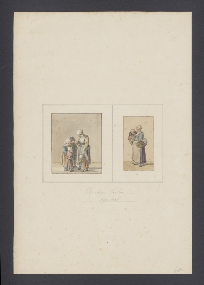 Vrouw met vier kinderen