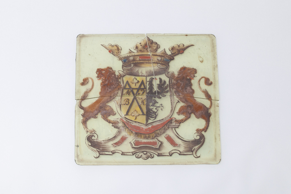 Glazen ruitje "Wilkemaheerd' of "Groot-Eendenest"