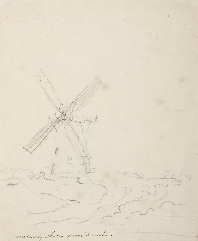 Molen bij Anloo, Drenthe