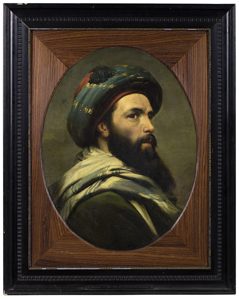 Otto Eerelman als Oosterse vorst, op ongeveer 26-jarige leeftijd