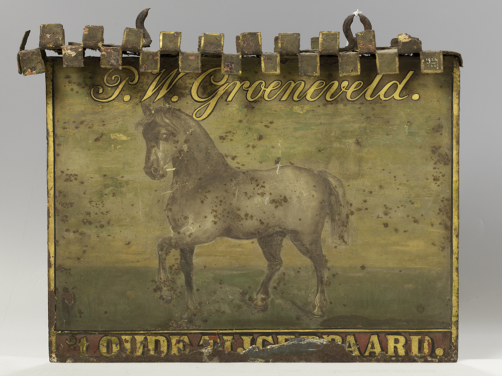 Uithangbord " Het Oude Tijgerpaard"