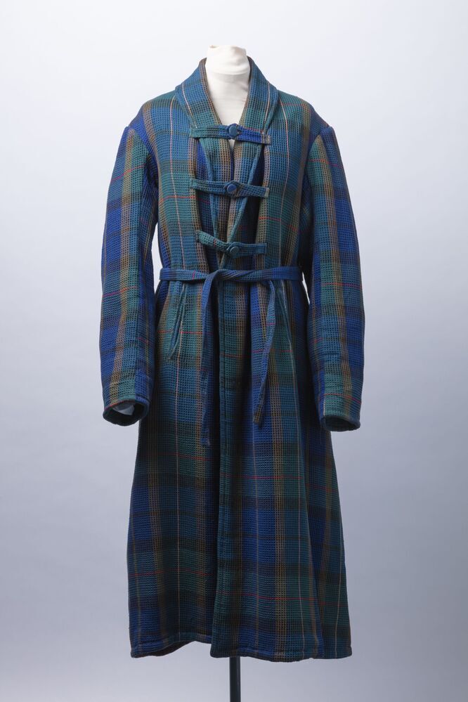 Schots geruite damesmantel