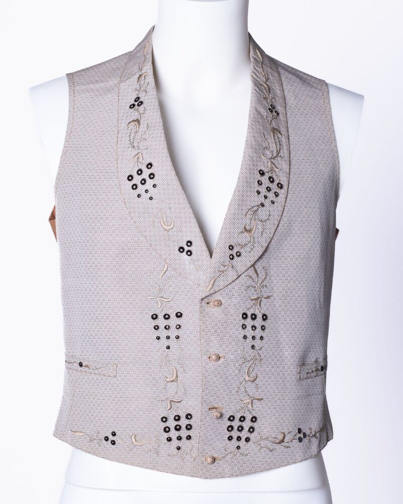 Grijs herenvest (mouwloos)