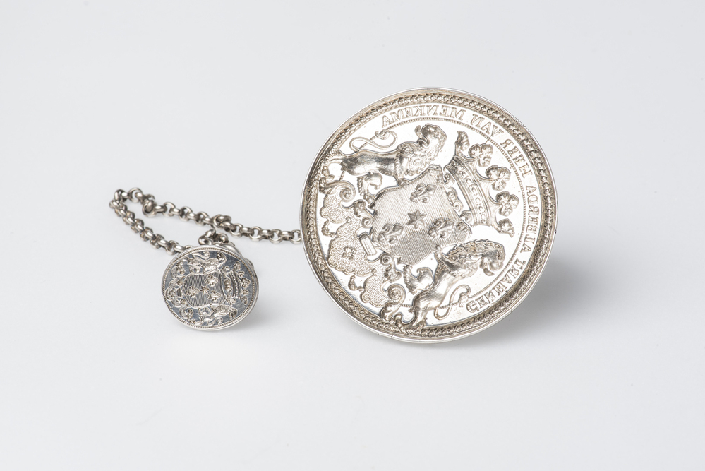 Zegelstempel wapen Alberda