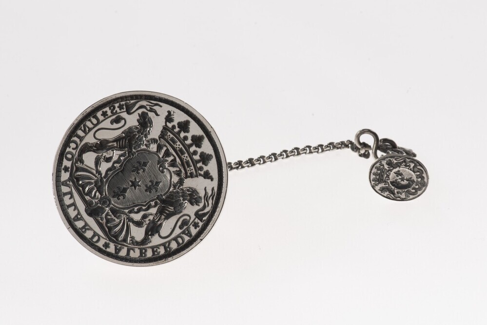 Zegelstempel met wapen Alberda