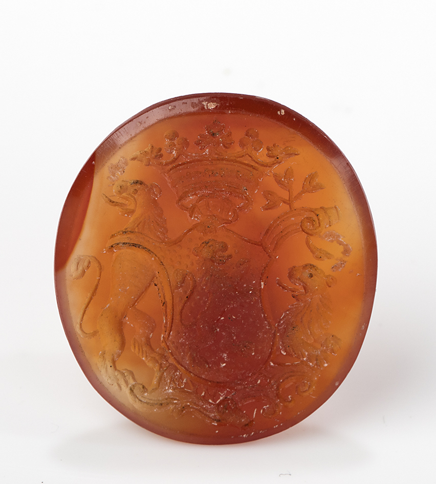 Zegelsteen met wapen Lewe