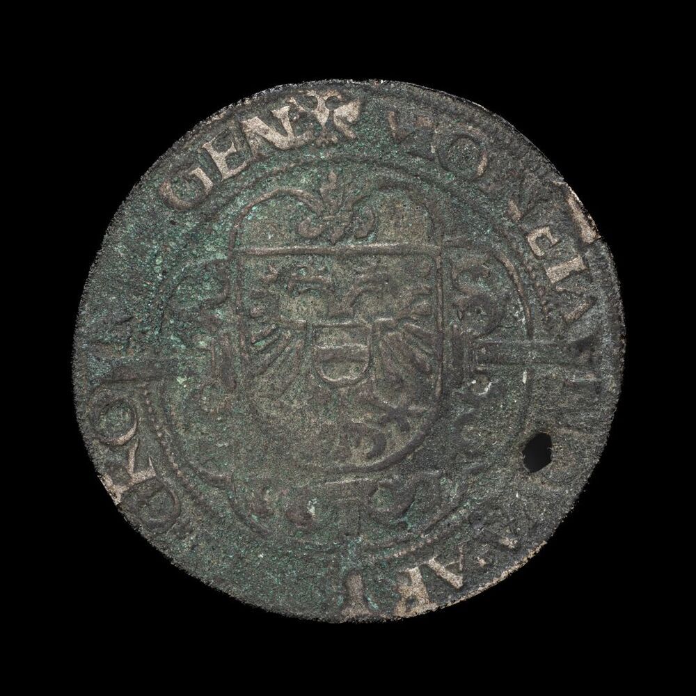 Flabbe (= 4 stuivers) 1580, stad Groningen