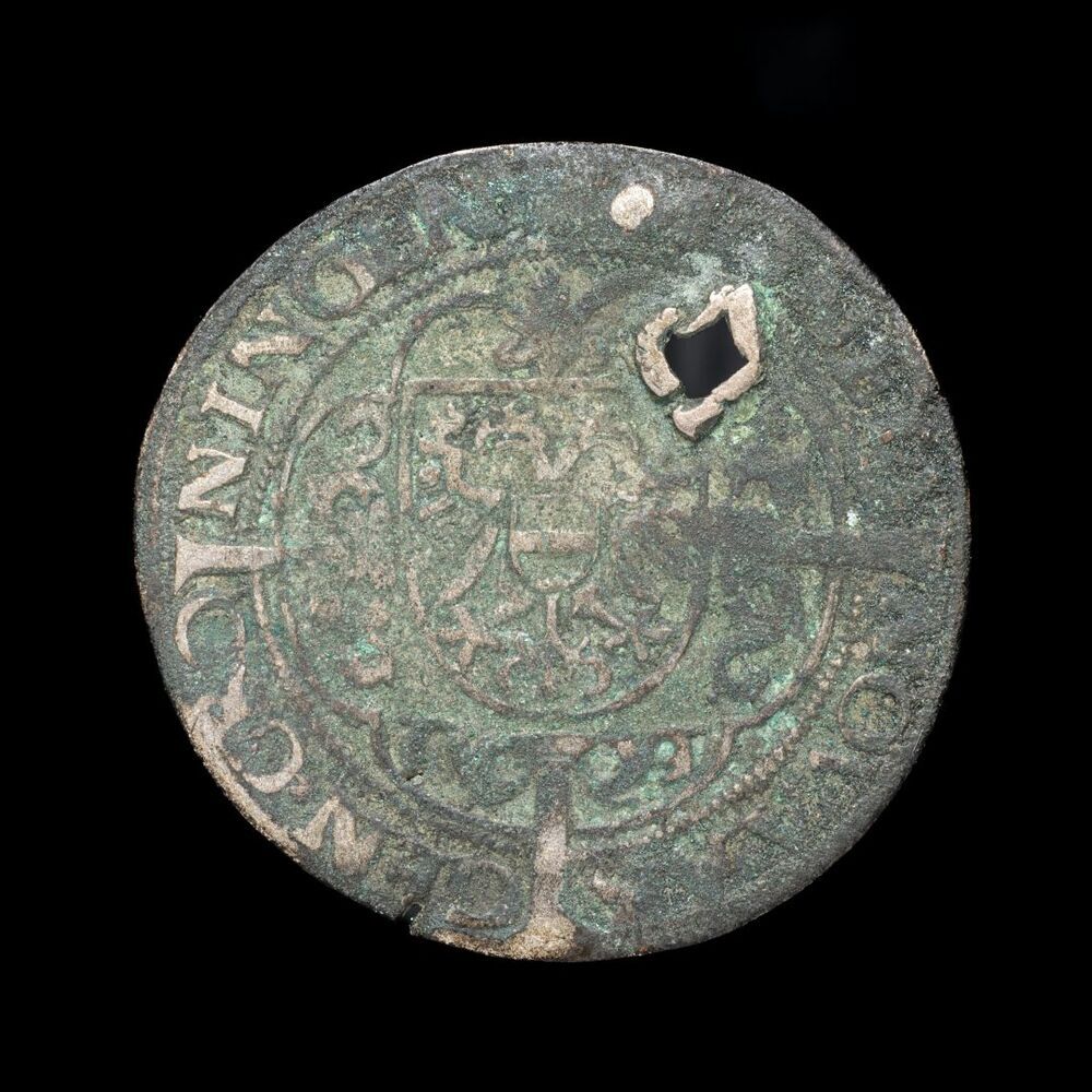 Flabbe (= 4 stuivers) 1580, stad Groningen