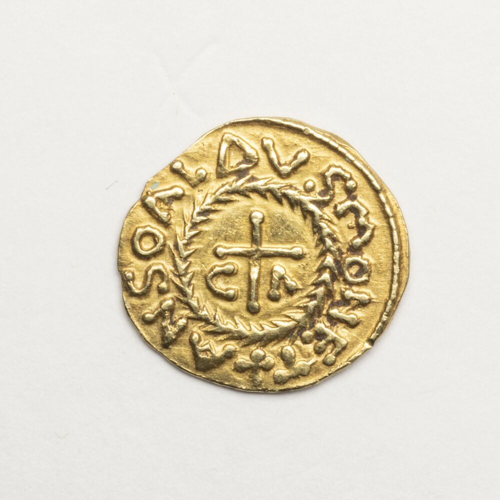 Tremissis of Trient, Ansoaldus, Metz (Antum)