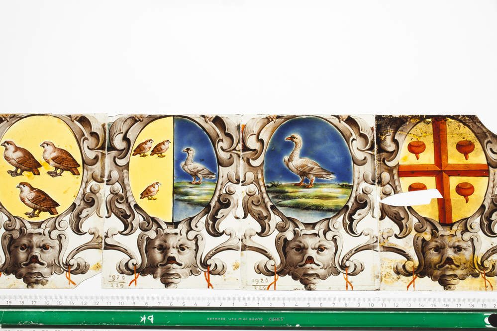 Gebrandschilderde ruitjes