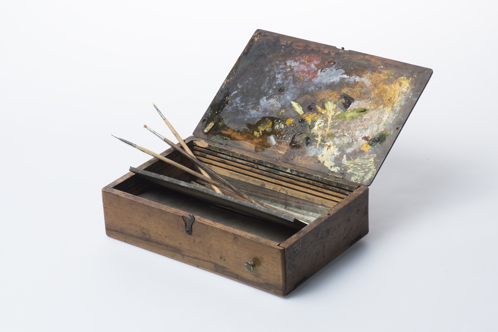 schilderskist gebruikt door Otto Eerelman (1839-1926).