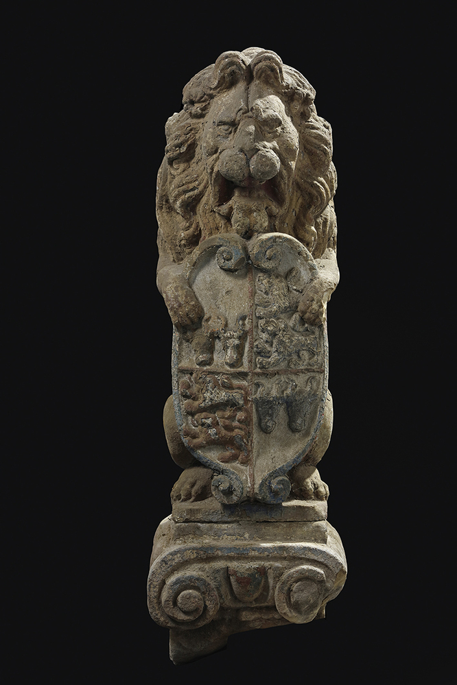 Leeuw met het wapen Bernhard Johan Prott