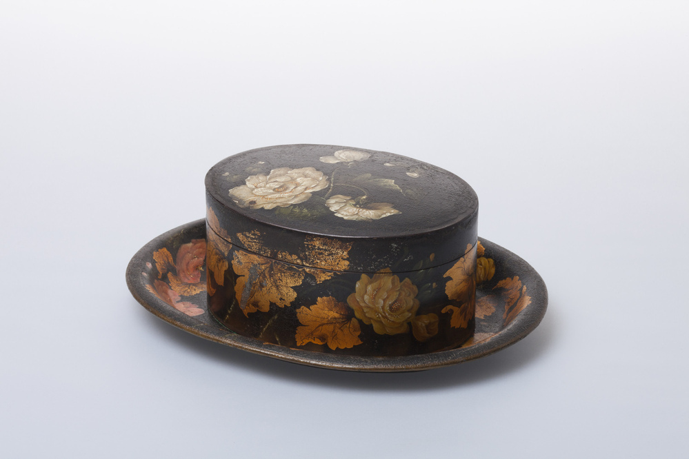 Trommeltje met presenteerblaadje