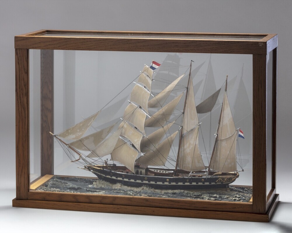 Model van een schoener