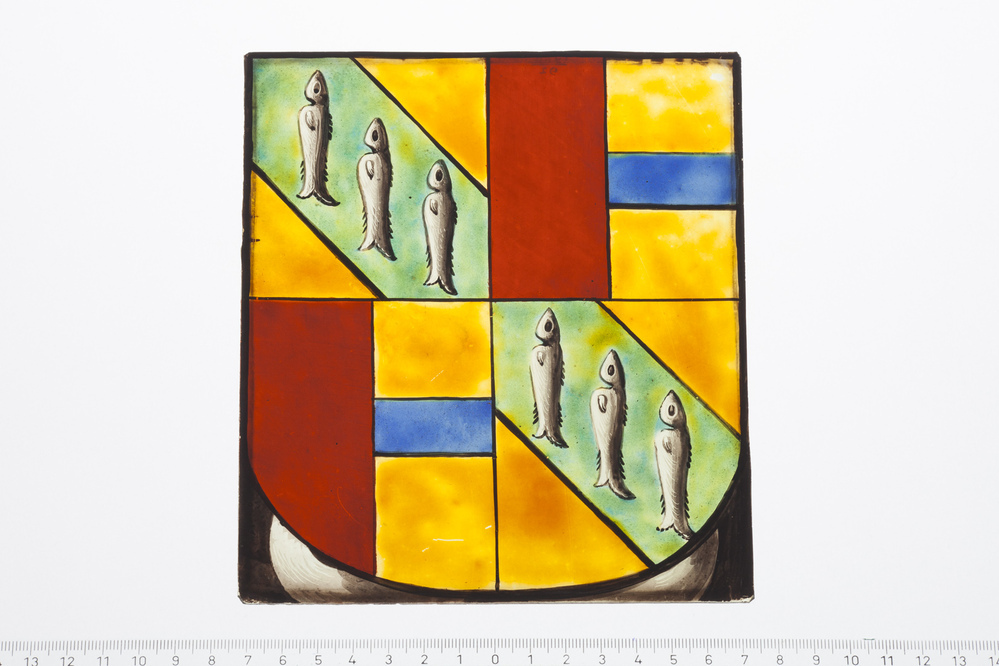 Ruitje met wapen Ewsum of Taminga / Clant