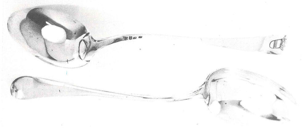 Stadszilver Groningen, twee potagielepels