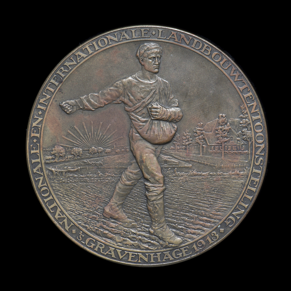 Penning landbouwtentoonstelling Den Haag, 1913