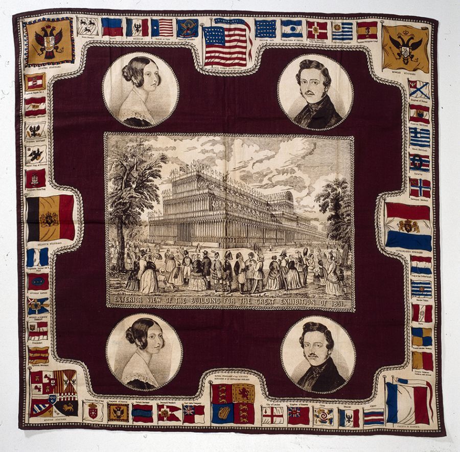 Herinneringsdoek The Great Exhibition 1851