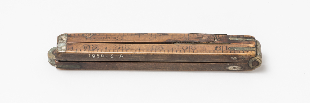 Twee duimstokken (Groningse voetmaat)