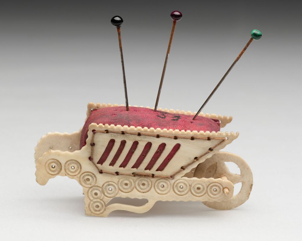 Kruiwagen speldenkussentje