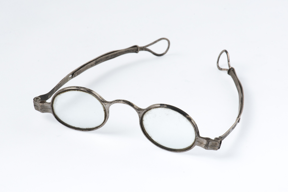 Bril met zilveren montuur