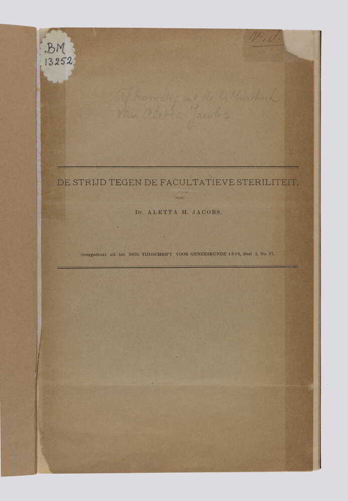 VERVALLEN De strijd tegen de facultatieve steriliteit