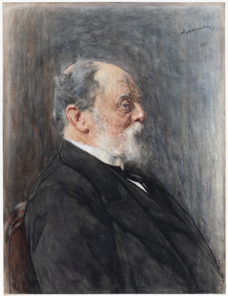 Samuel van Houten op 64 jarige leeftijd