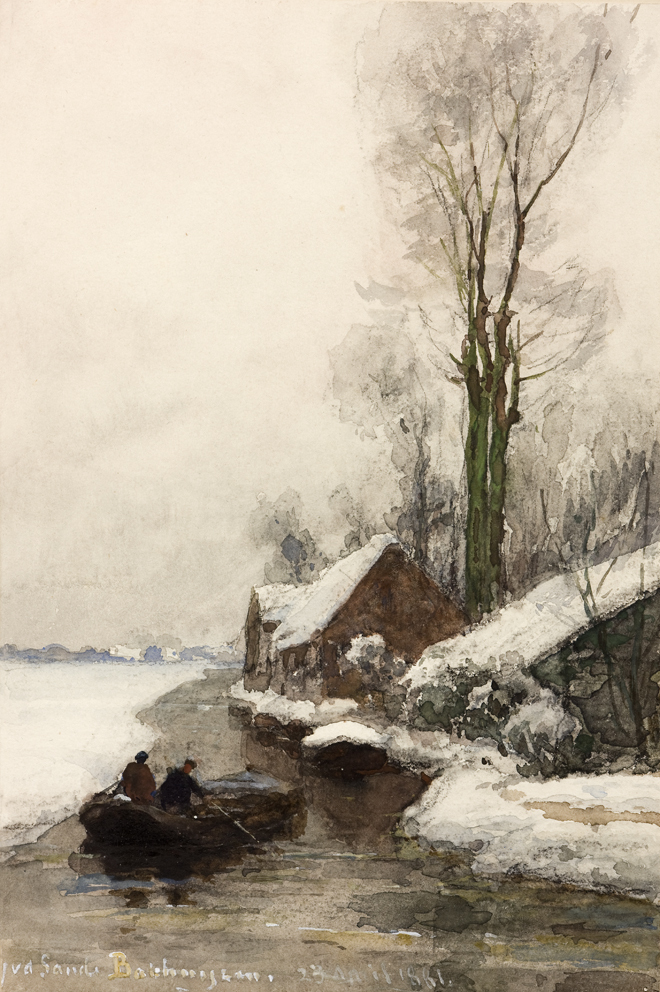 Winterlandschap (uit Album Amicorum Mesdag)