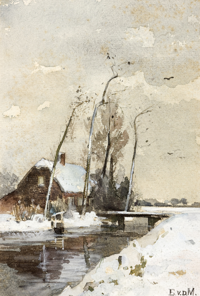 Winterlandschap (uit Album Amicorum Mesdag)