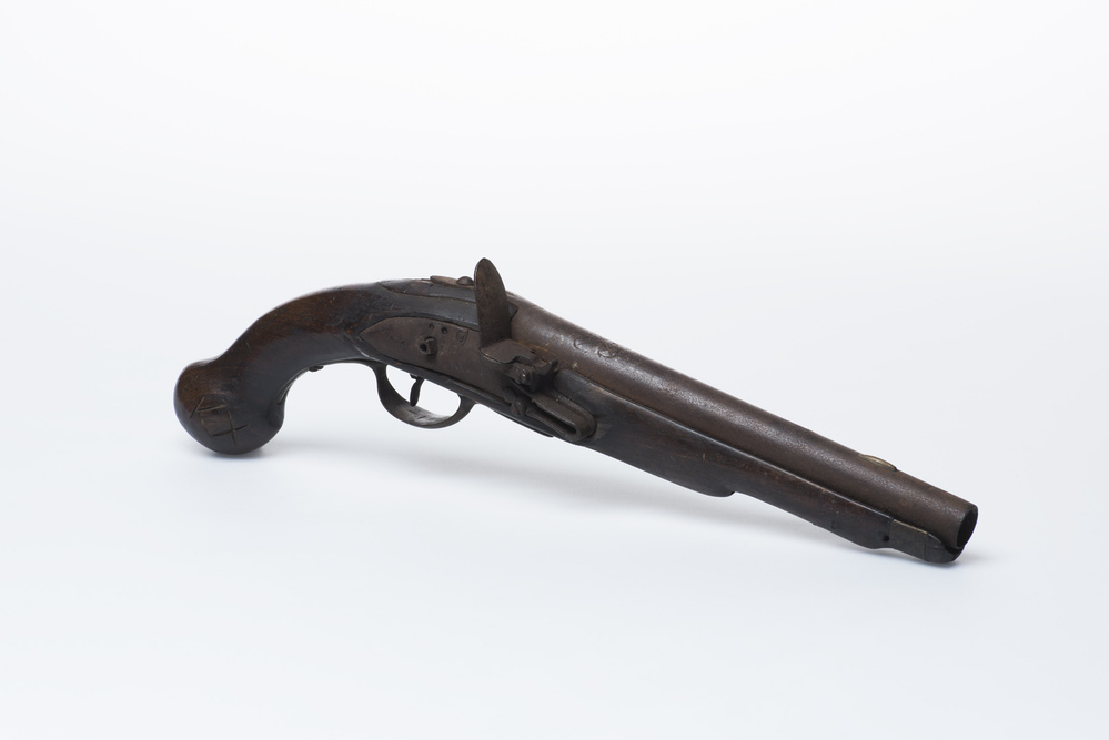 Pistool met vuursteenslot