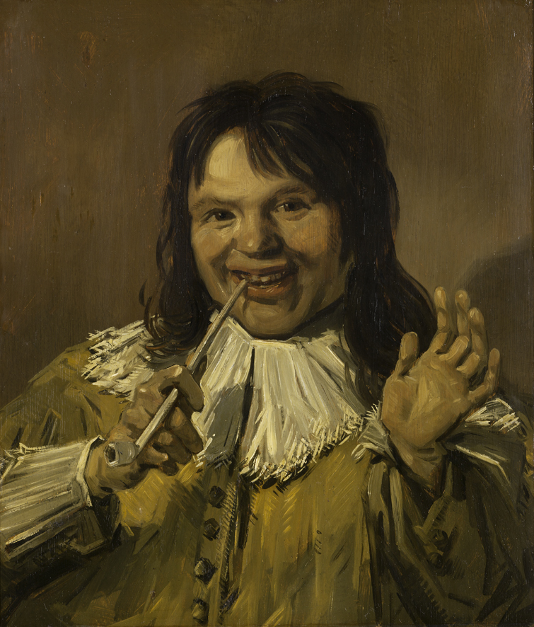 Een vergenoegde roker