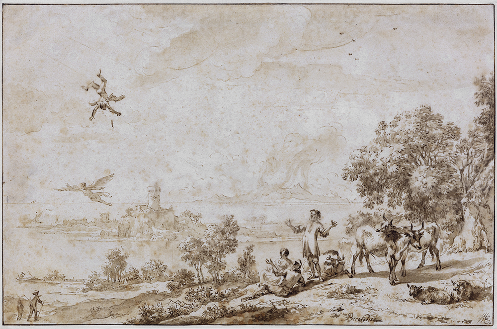 Landschap met de val van Icarus