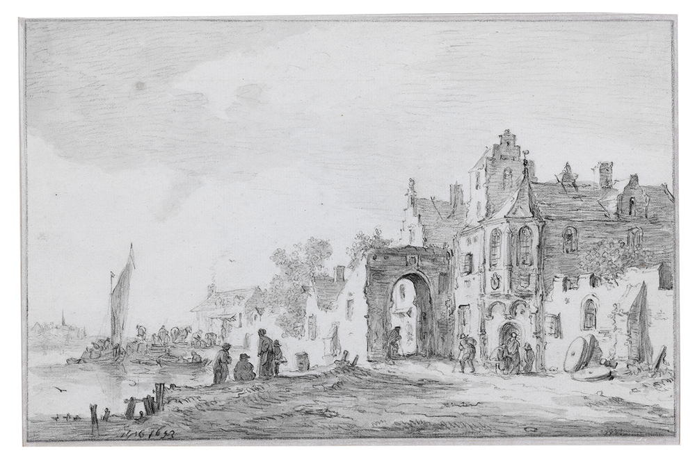 Oude stad aan het water