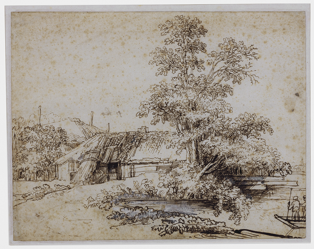 Boerderij in een Hollands landschap