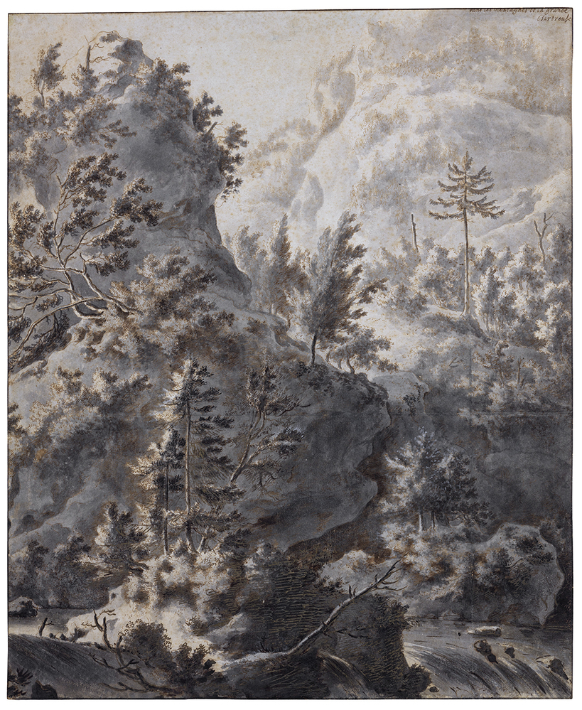 Landschap bij de Grande Chartreuse, Grenoble