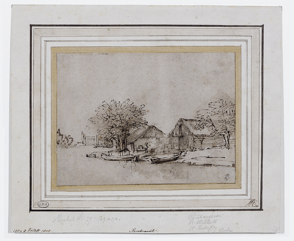 Schuitenwerf op het eiland bij de Overtoom