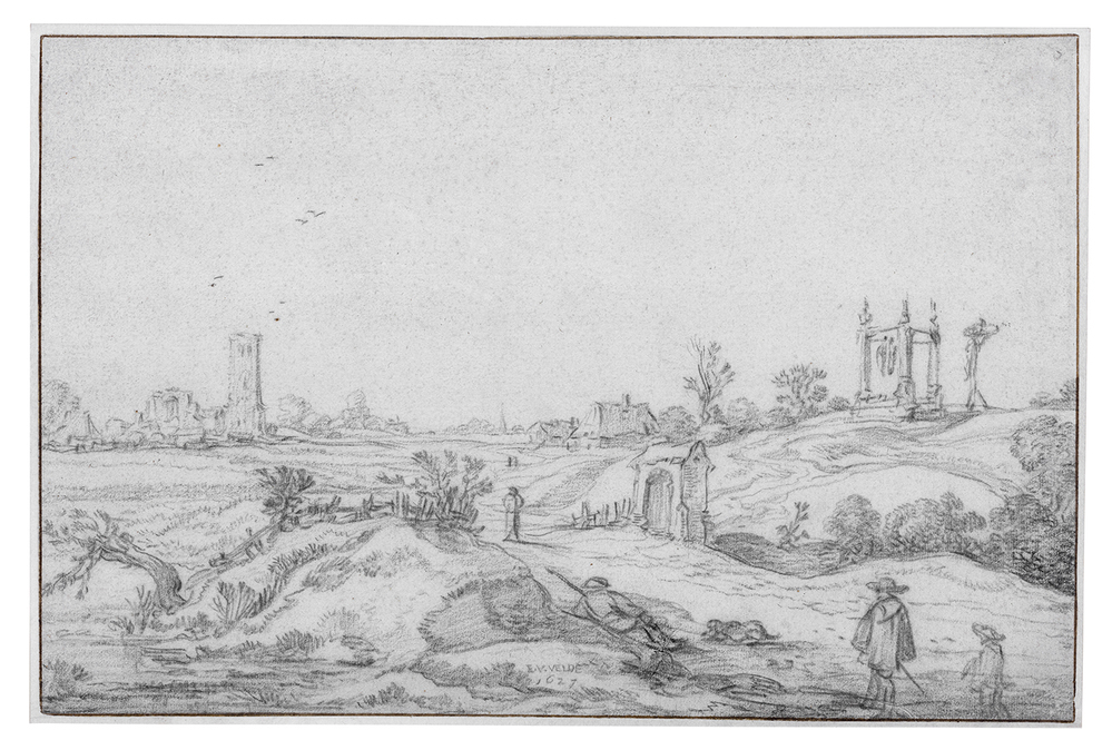 Landschap met galgen