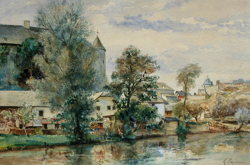 Huizen aan het water