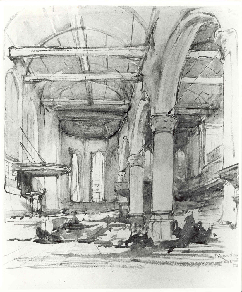 Interieur Nieuwe Kerk te Delft