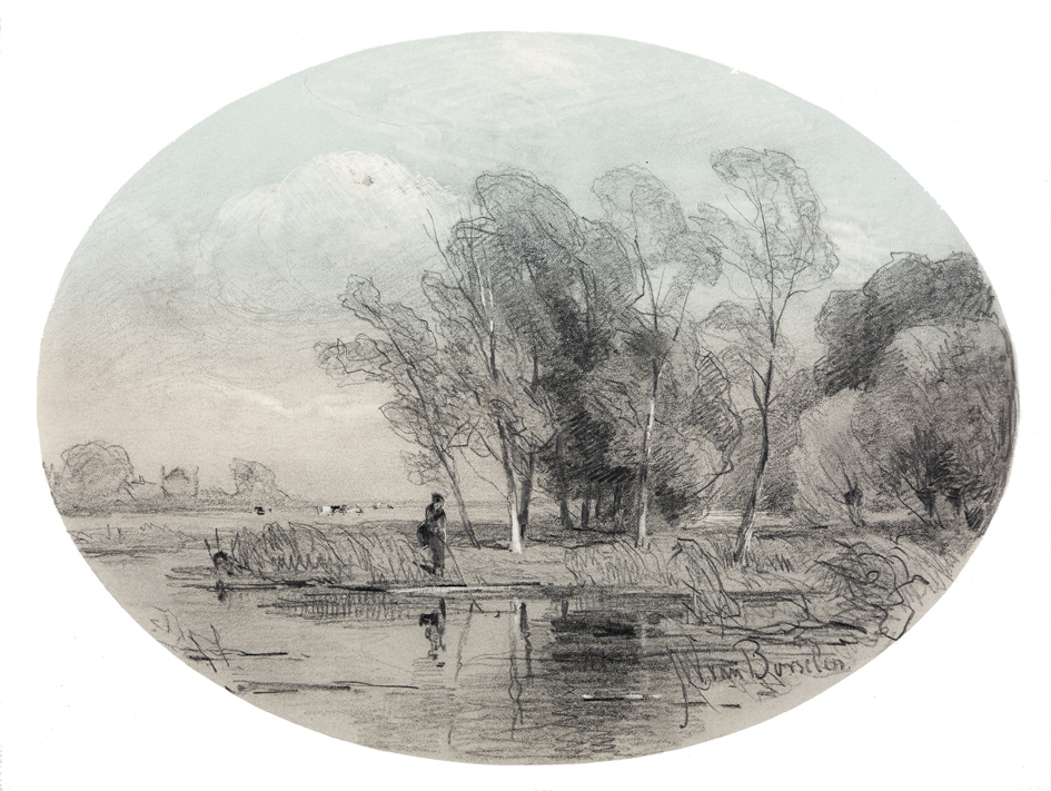 Waterplas (uit Album Amicorum Mesdag)